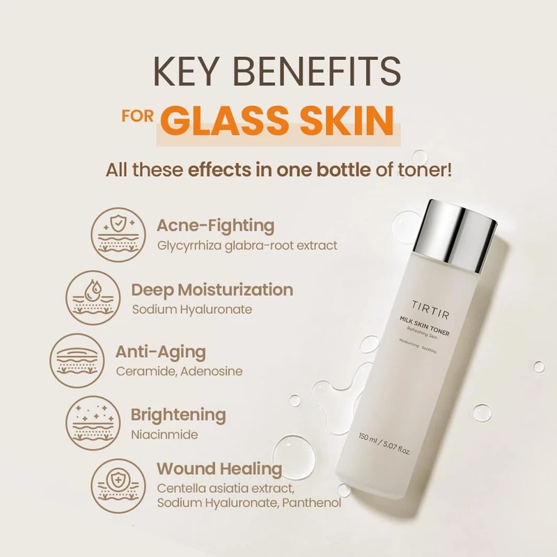 TIRTIR MILK SKIN TONER (150ml) - Image 5
