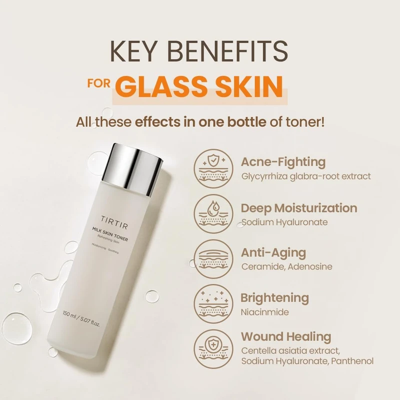 TIRTIR MILK SKIN TONER (150ml) - Image 7