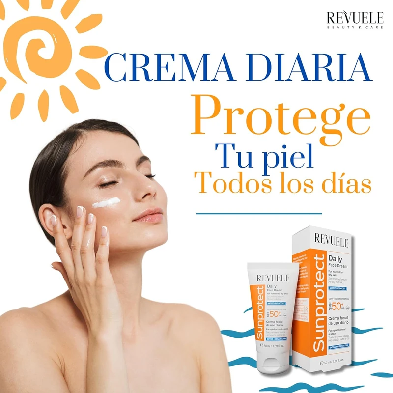 Revuele Sunprotect Daily Face Cream Moisture Boost SPF 50+ (Normal To Dry)