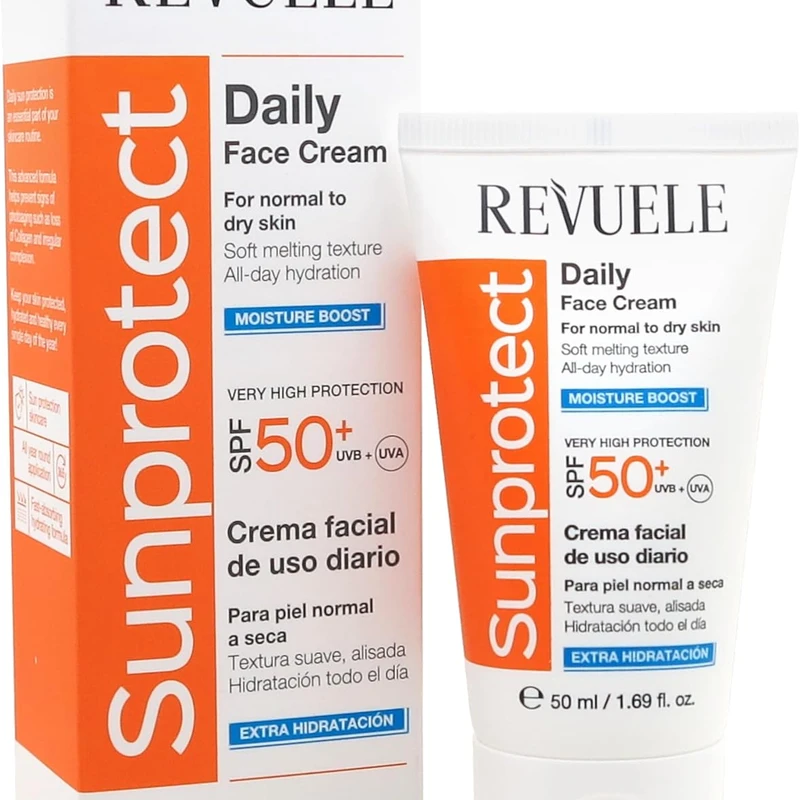 Revuele Sunprotect Daily Face Cream Moisture Boost SPF 50+ (Normal To Dry)