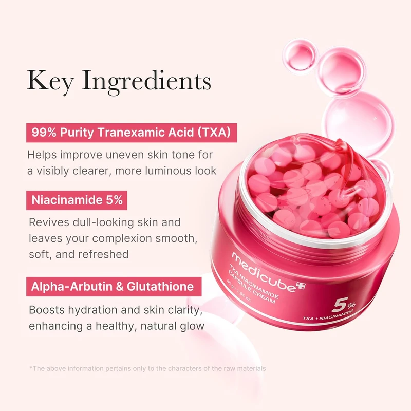 Medicube TXA Niacinamide Capsule Cream (55gm) - Image 3