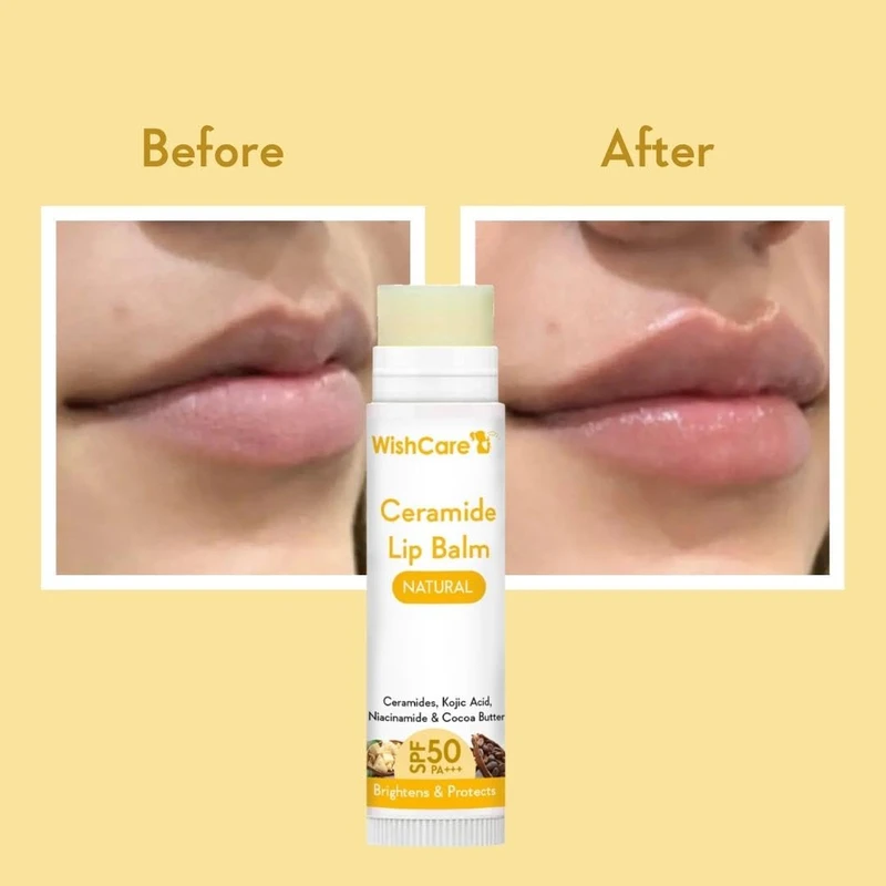 WishCare Tinted Lip Balm with SPF 50 PA+++ (Natural)