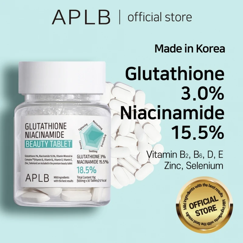 APLB Glutathione Niacinamide Beauty Tablets (30 tablets)