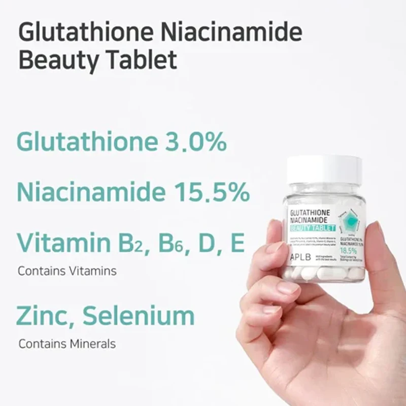 APLB Glutathione Niacinamide Beauty Tablets (30 tablets) - Image 3