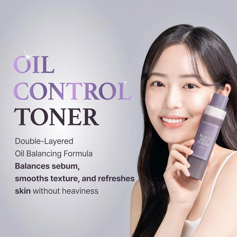 I'm From Black Rice Toner for oily skin