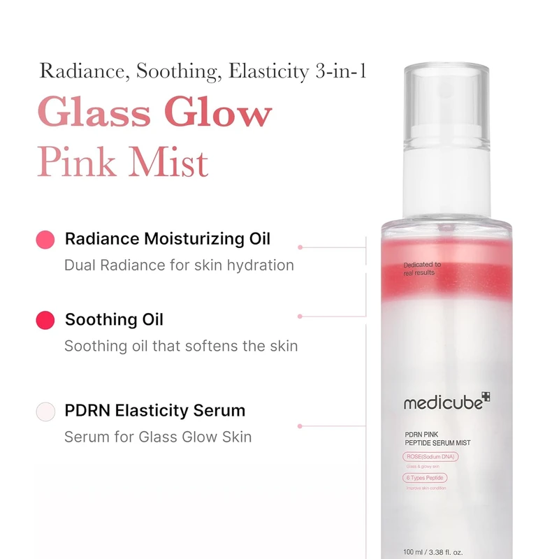 Medicube PDRN Pink Glutathione Serum Mist (100ml) - Image 4
