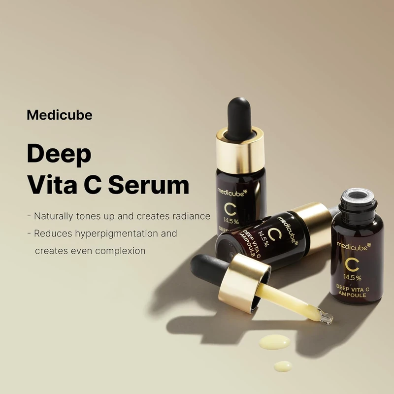 Medicube Deep Vita C Ampoule – 10g × 3 (Total 30g)