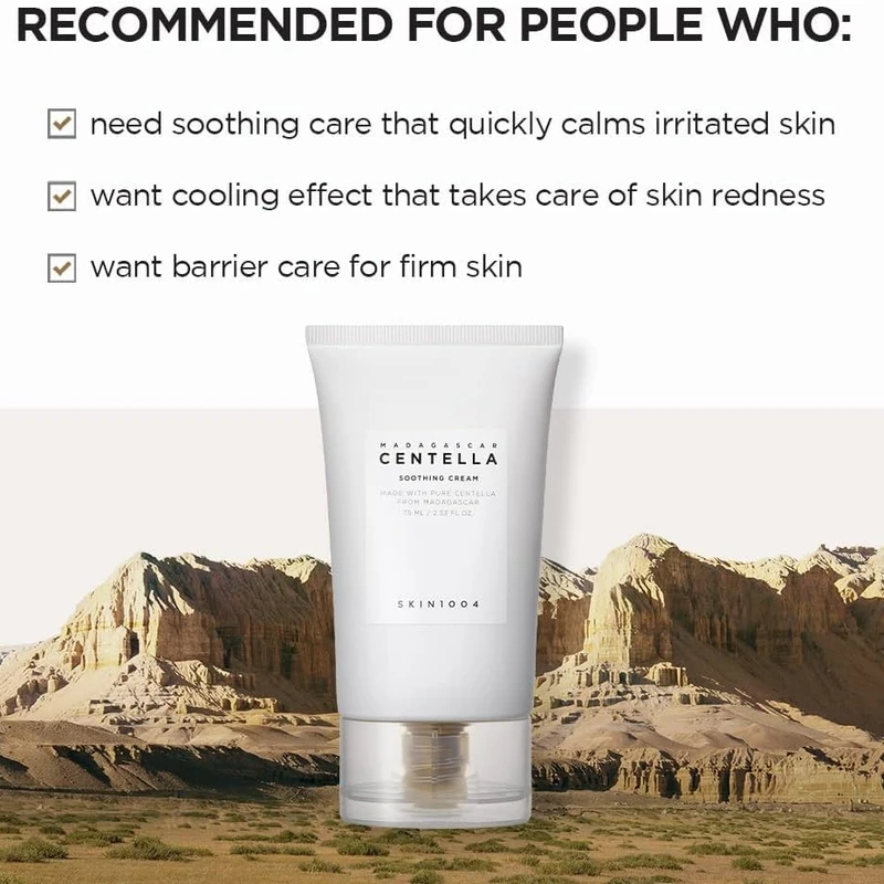 Skin1004 Madagascar Centella Soothing Cream (75ml) - Image 4