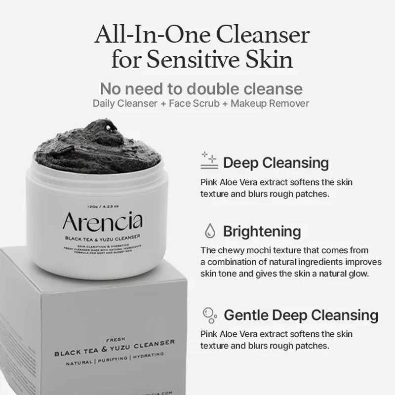 Arencia Black Tea & Yuzu Cleanser - Image 3
