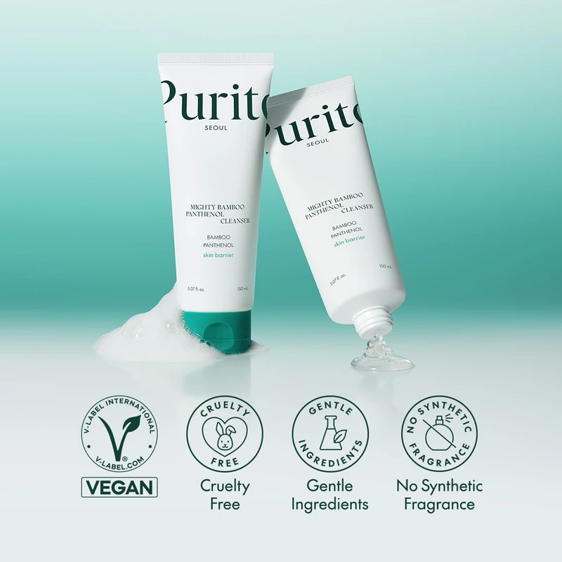 The Purito Mighty Bamboo Panthenol Cleanser (150ML) - Image 5