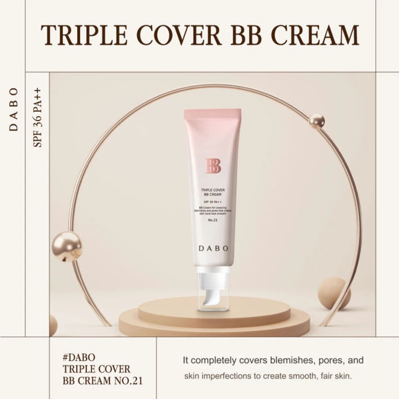 Dabo Triple Cover BB Cream N23 with SPF (50ml) - Image 7