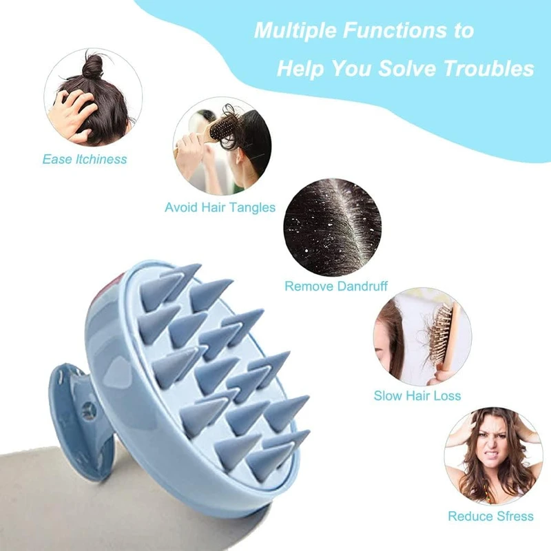 Silicone Hair Scalp Massager Brush