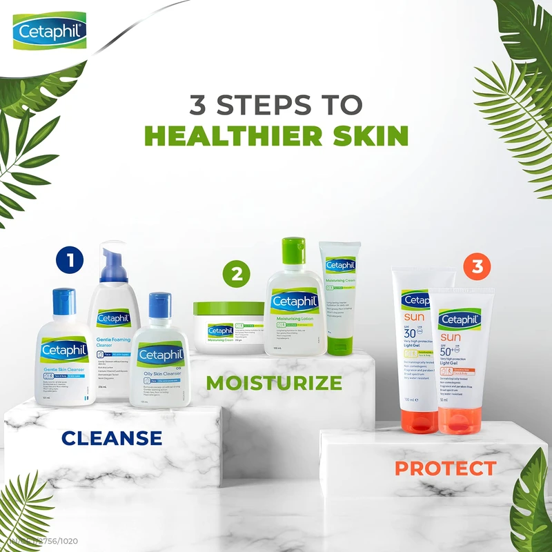 Cetaphil Moisturizing Cream Dry to Normal Sensitive skin (80gm) - Image 5