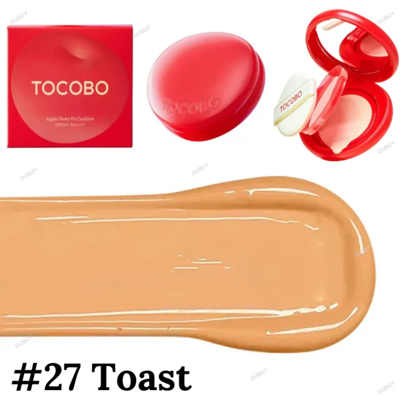 TOCOBO Apple Dewy Fit Cushion 27 Toast + Refill pack