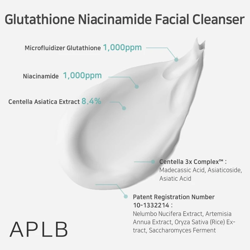 APLB Glutathione Niacinamide Facial Cleanser - Image 3