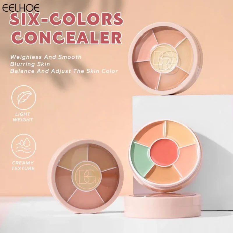 Beauty glaze Softly 6 Colors Concealer Palette - Image 3