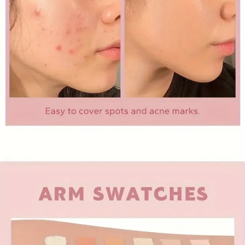 Beauty glaze Softly 6 Colors Concealer Palette - Image 7