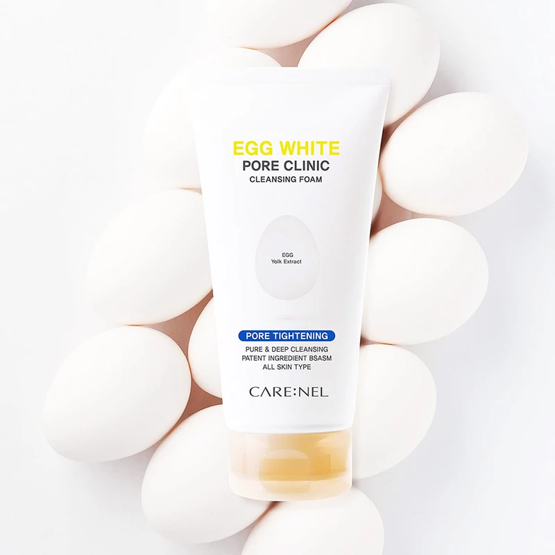 Carenel Egg White Pore Clinic Cleansing Foam (150ml)