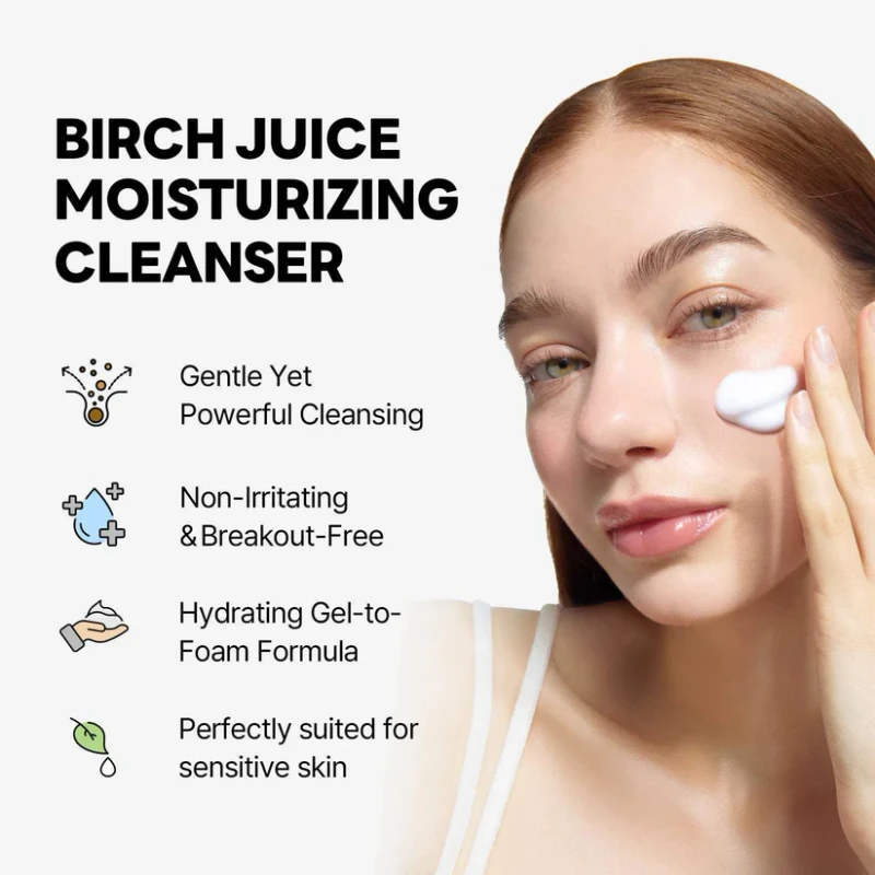 Round Lab Birch Moisturizing Cleanser (150ml) - Image 3