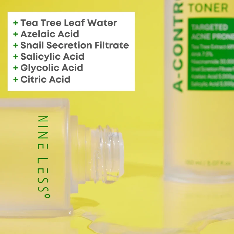 NINELESS A-Control Azelaic Acid Toner (150ml) - Image 5