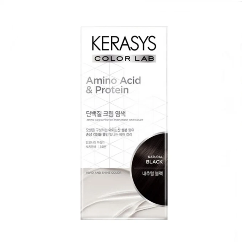 Kerasys Amino Acid & Protein Permanent Hair Color (Natural Black)