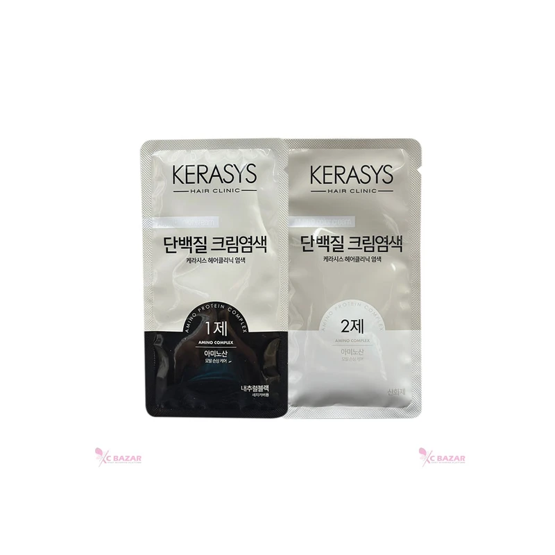 Kerasys Amino Acid & Protein Permanent Hair Color (Natural Black) - Image 3