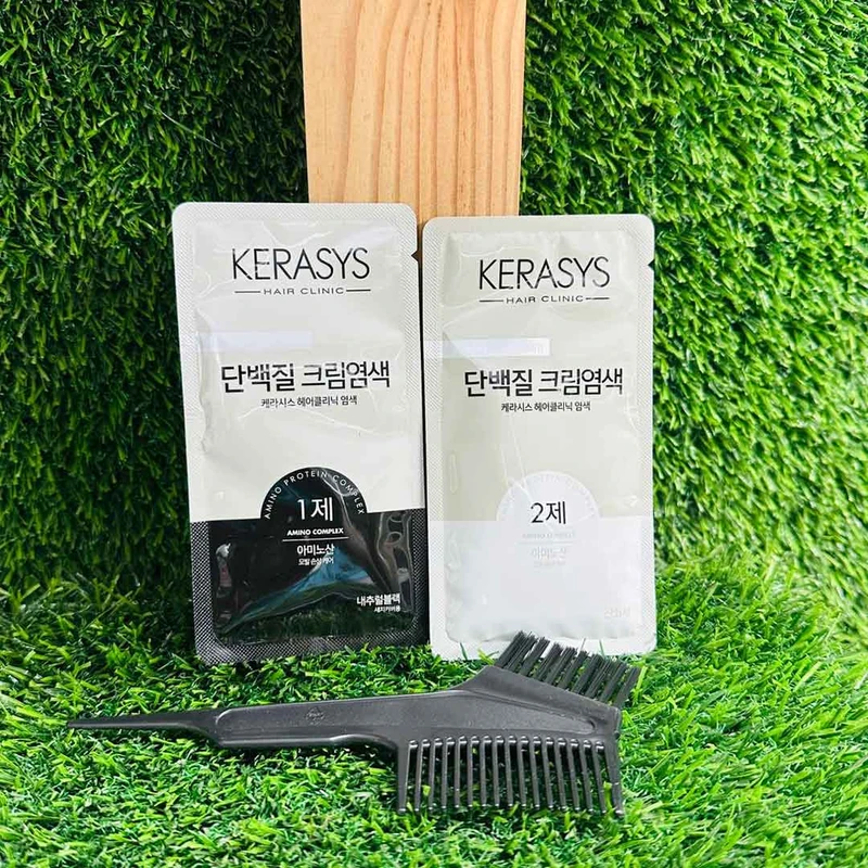 Kerasys Amino Acid & Protein Permanent Hair Color (Natural Black) - Image 4