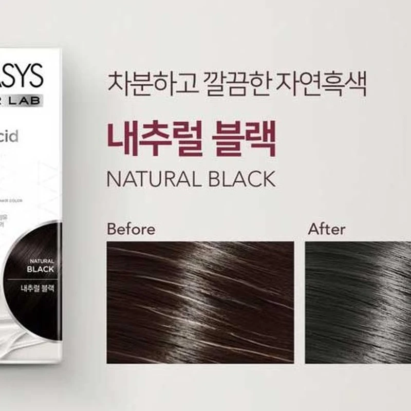 Kerasys Amino Acid & Protein Permanent Hair Color (Natural Black)