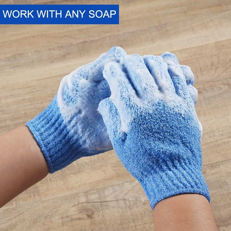 Exfoliating gloves Random color (1pcs) - Image 4