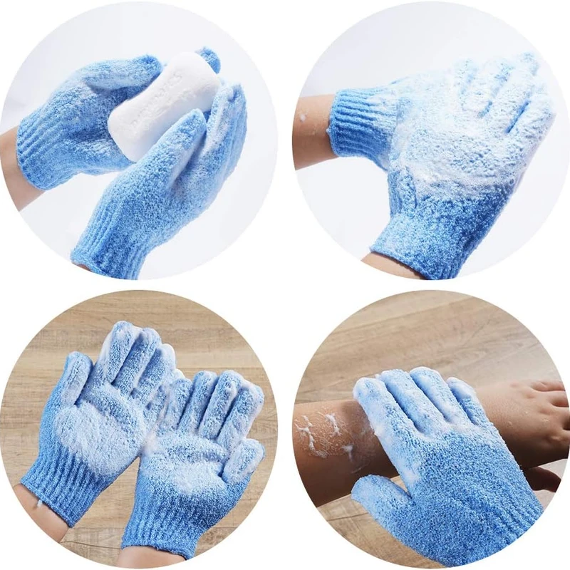 Exfoliating gloves Random color (1pcs) - Image 5