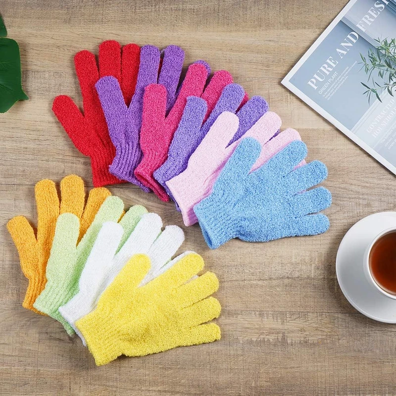 Exfoliating gloves Random color (1pcs) - Image 8
