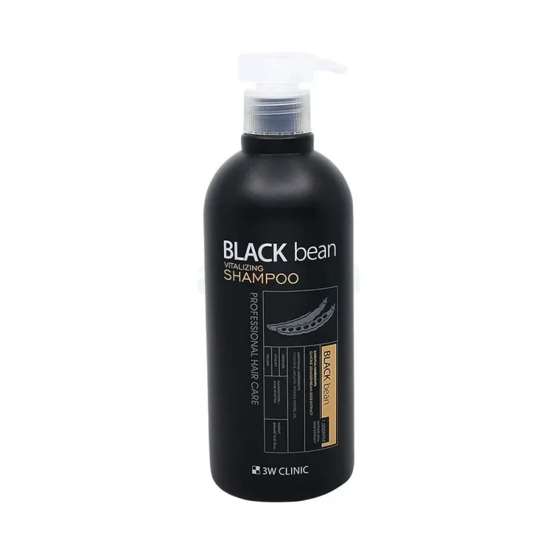 3W Clinic Black Bean Vitalizing Shampoo,  500ml