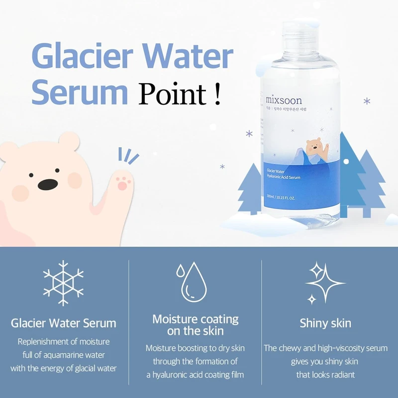 Mixsoon Glacier Water Hyaluronic Acid Serum (300ml)
