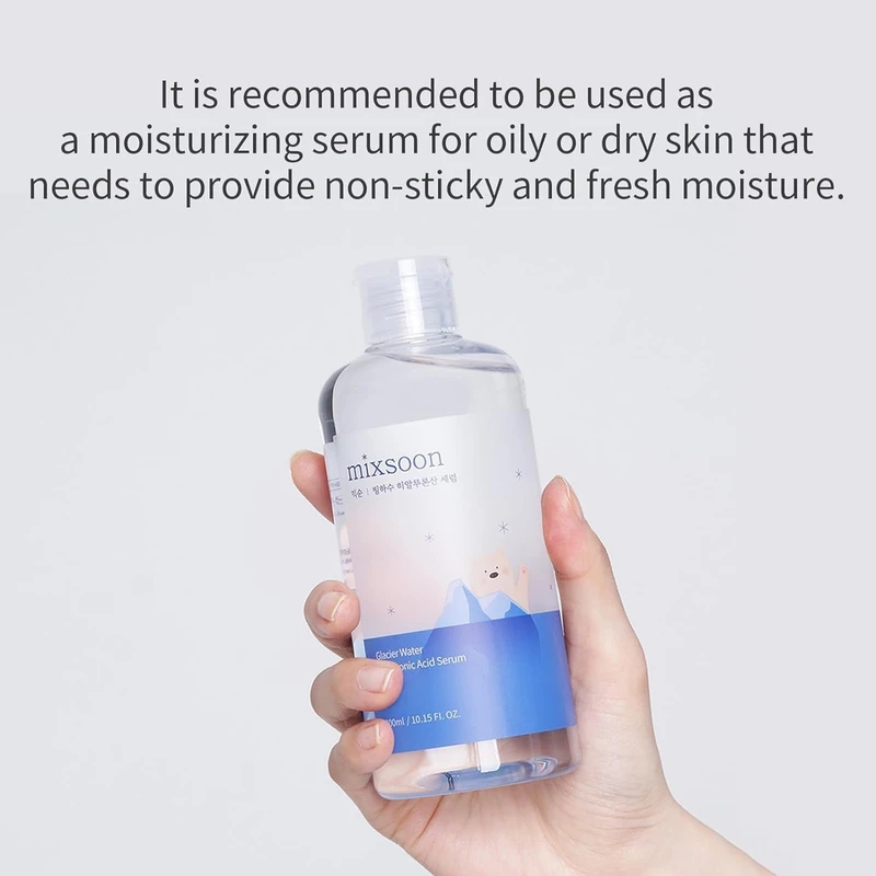 Mixsoon Glacier Water Hyaluronic Acid Serum (300ml) - Image 5