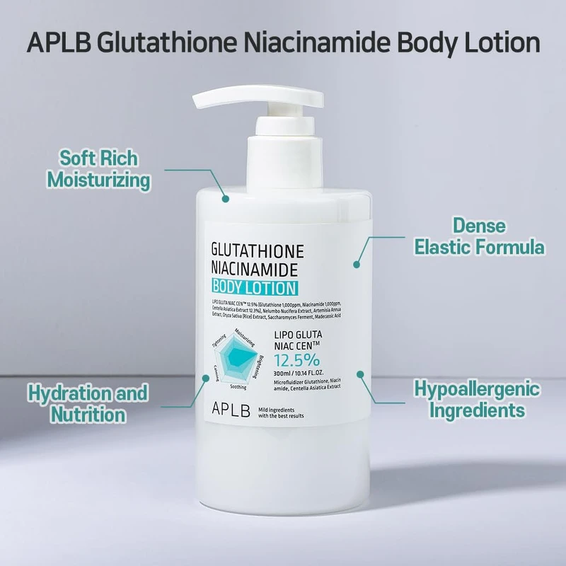 APLB Glutathione Niacinamide Body Lotion (300ml) - Image 6