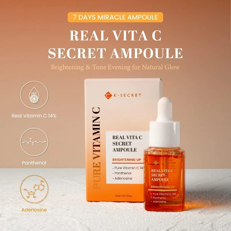 KSECRET Real Vita C Secret Ampoule - Image 5