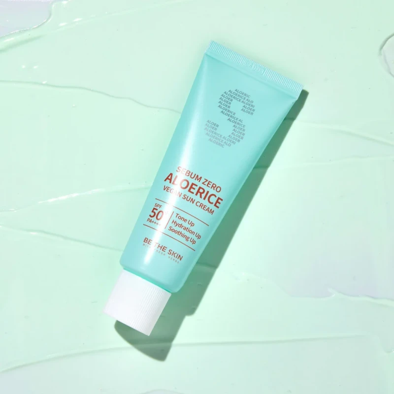 Be The Skin Sebum Zero Aloerice Vegan Sun Cream SPF 50+ PA++++ (50ml) - Image 7