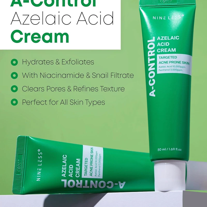 Nineless A-Control Azelaic Acid Cream (50ml)