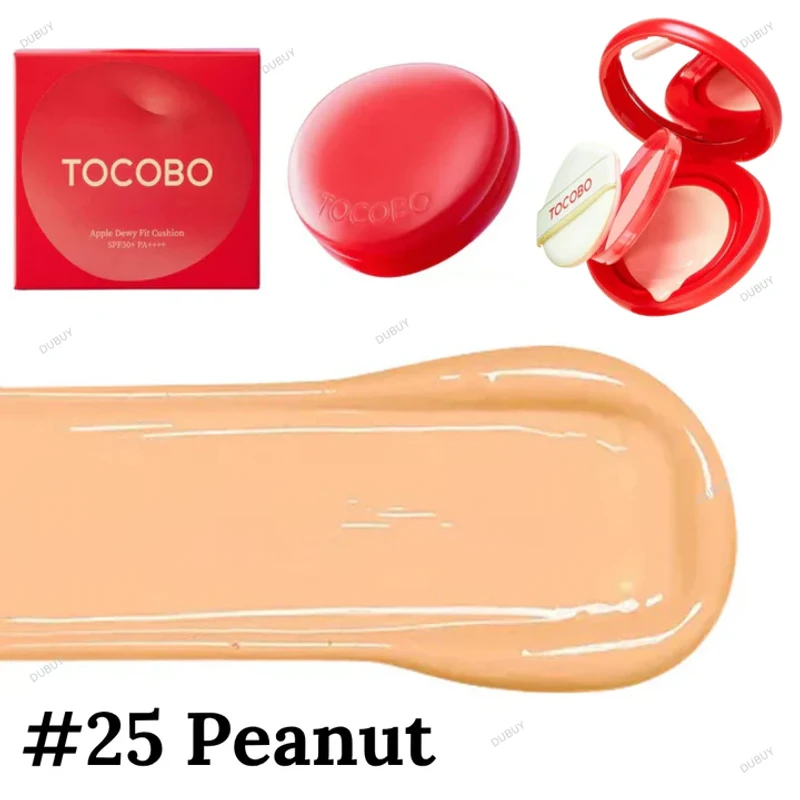 TOCOBO Apple Dewy Fit Cushion 25 Peanut + Refill pack