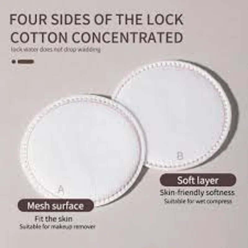 LMLTOP Double Faced Cosmetics Cotton Pad (80pcs) - Image 5