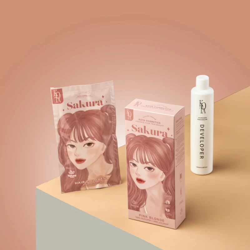 KOTA Hair Color Sakura (Pink Blonde) - Image 3