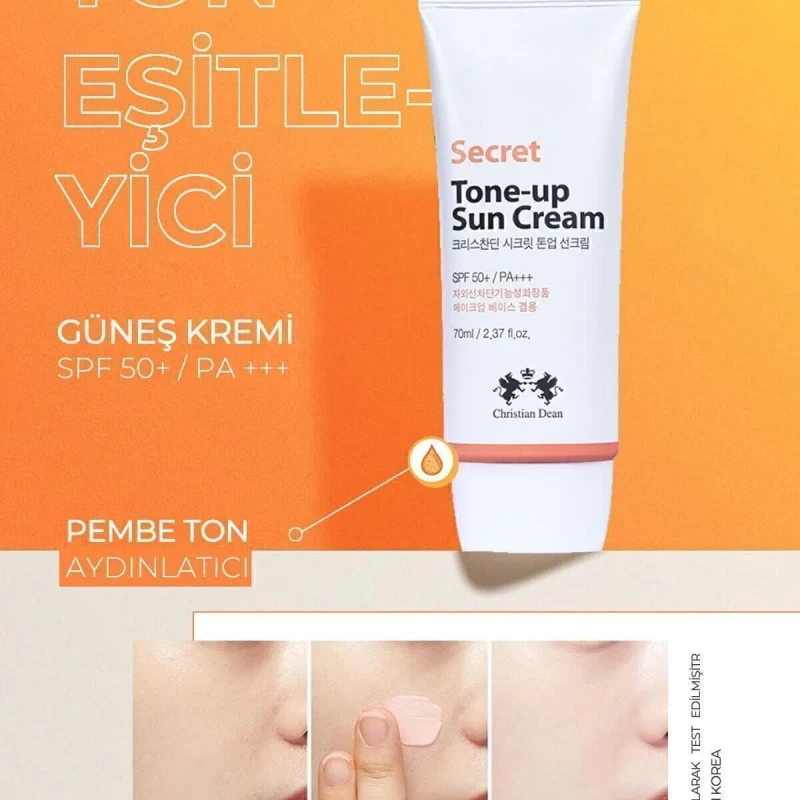 Christian Dean Secret Tone-up Sun Cream SPF50+/PA+++ 70 ml - Image 4
