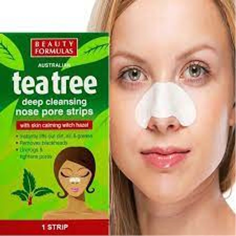Beauty Formulas Tea Tree Deep Cleansing Nose Pore Strips (6pcs)