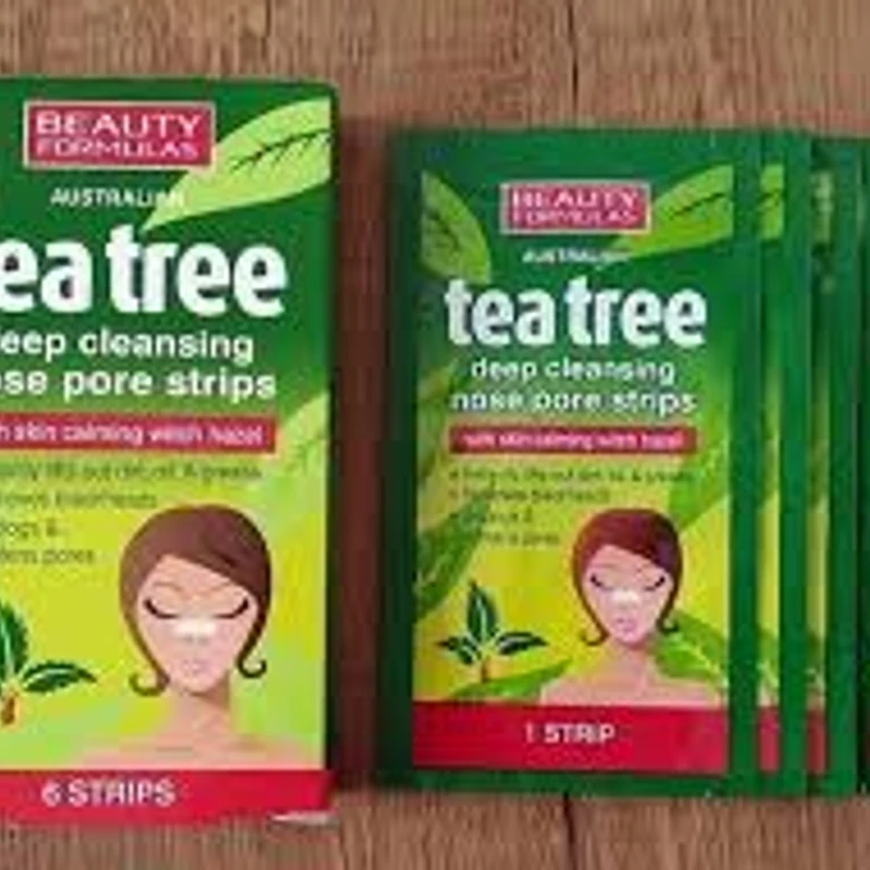 Beauty Formulas Tea Tree Deep Cleansing Nose Pore Strips (6pcs) - Image 5