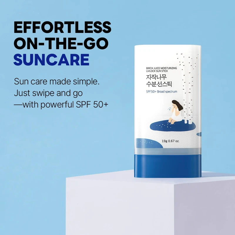 Round Lab Birch Moisturizing Sun Stick SPF 50+