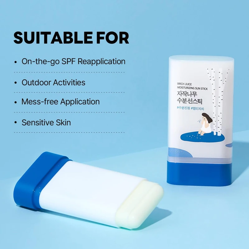 Round Lab Birch Moisturizing Sun Stick SPF 50+ - Image 6