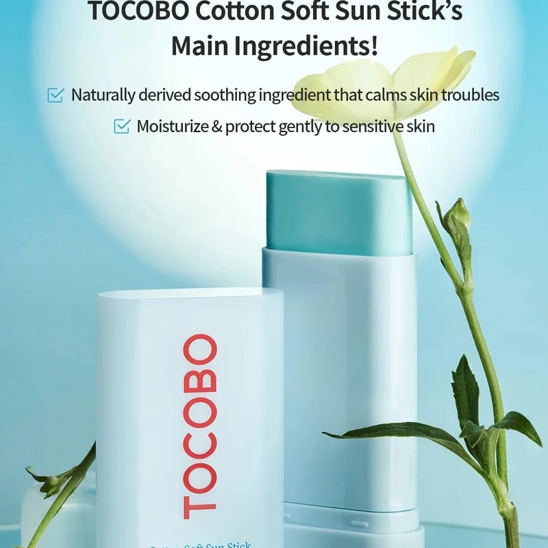 The Tocobo Cotton Soft Sun Stick SPF50 PA++++ - Image 4