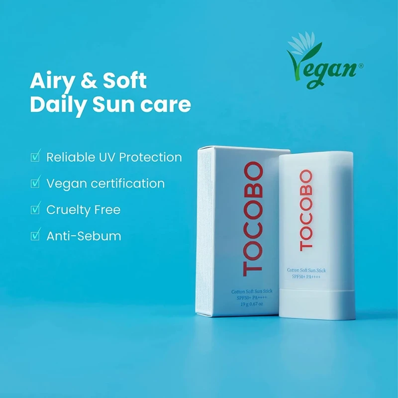 The Tocobo Cotton Soft Sun Stick SPF50 PA++++ - Image 4