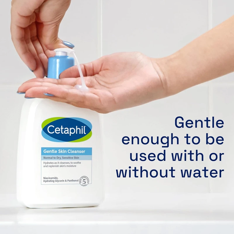 Cetaphil Gentle Skin Cleanser for normal to dry, sensitive skin (236ml) - Image 4