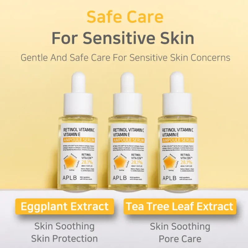 APLB Retinol Vitamin C Vitamin E Ampoule Serum 40ml - Image 3